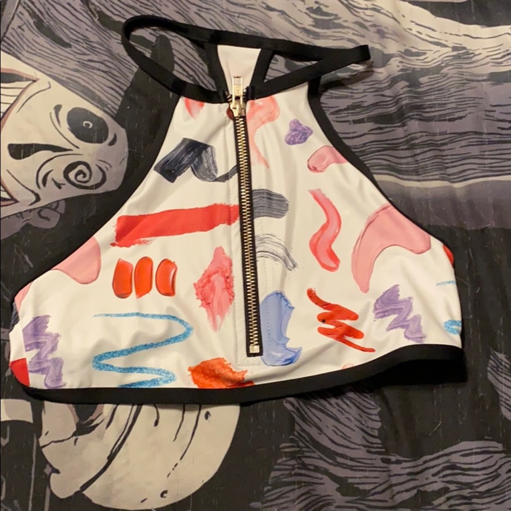 Black Milk Zipper Top